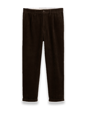 Corduroy pleated pant