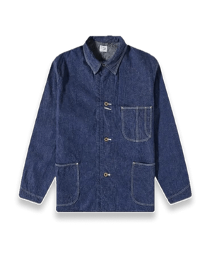 Denim chore coat